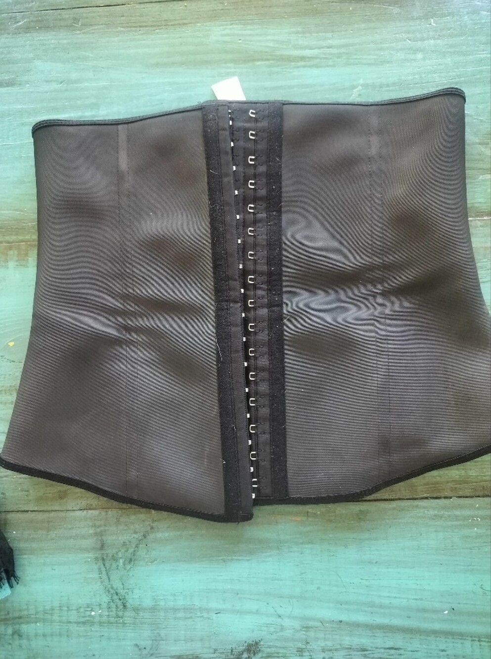 Yianna Black Waist Trainer Corset - Women's Shaping Belt Medium